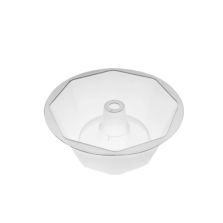 Black Disposable PP Snack Bowl 2 in 1 Disposable Cup Tray Fruit Fried chicken Popcorn Snack Bowl