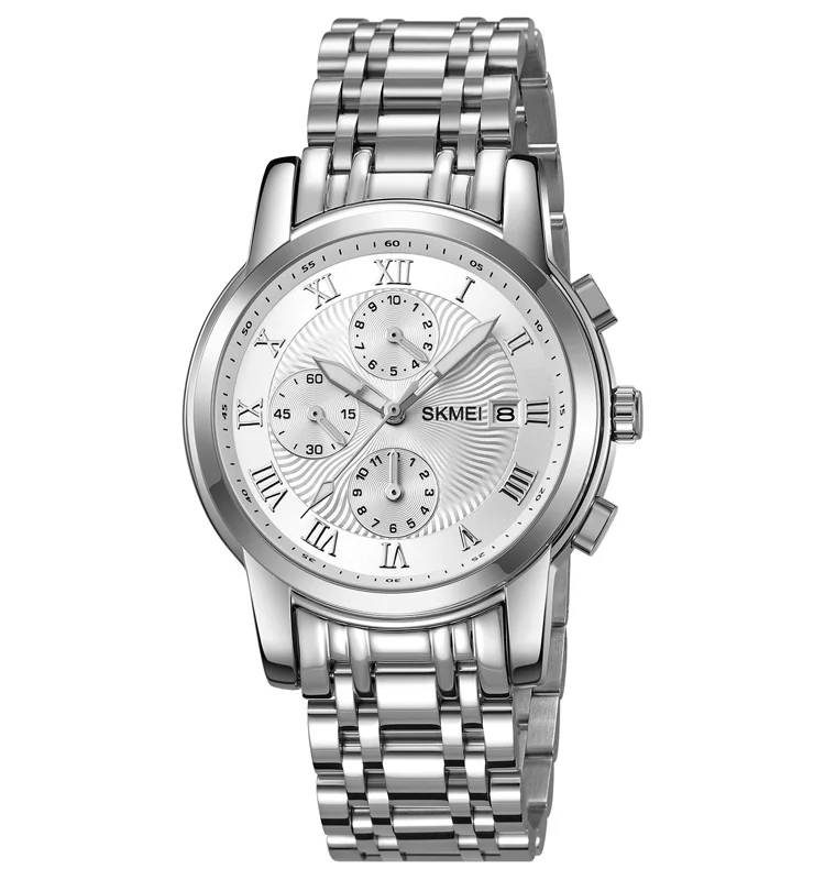 Skmei 2306 quartz japan movt stainless steel back bracelet fastrack watches for men