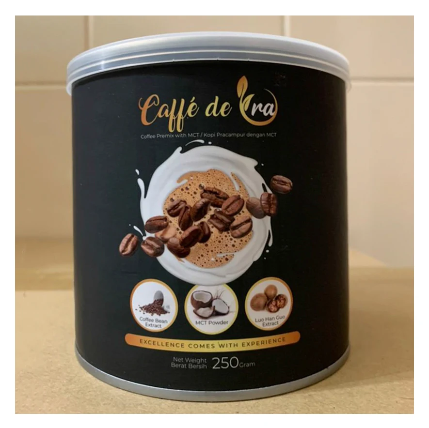 
High Grade Delicious Caffe de Ora Sugar-Free Instant Coffee Tailored Made Coffee Blend for Keto Diet Lovers 