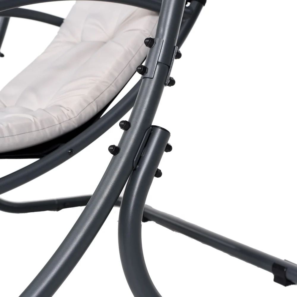 
Garden Leisure steel single hanging chair covered patio swings 