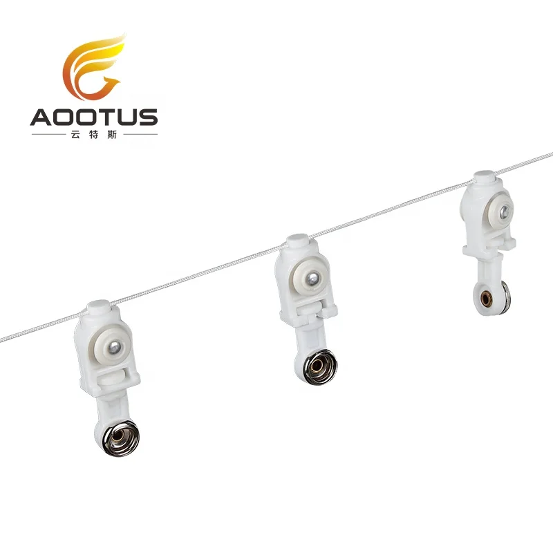 Настраиваемая складная вешалка для занавесок с медной кнопкой