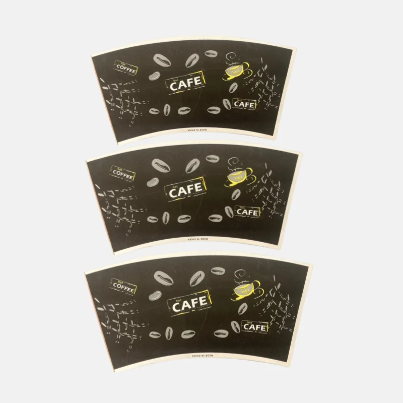 Hot Sale Raw Material Paper Cup Fans PE Coated Coffee Paper Cup Fan Popular in UAE