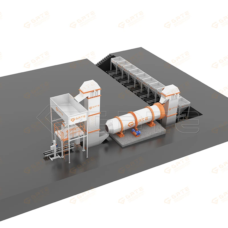GATE Water Soluble Harge Pupuk Npk Fertilizer Bulk Blending Fertilizer Machine