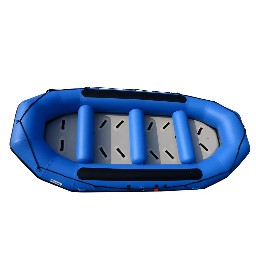 Trending Inflatable Raft 1.2 mm PVC 8 Person Inflatable Boat Dinghy 15ft 3m 4m 5m 6m Custom Certified Air Fishing Racing Boats