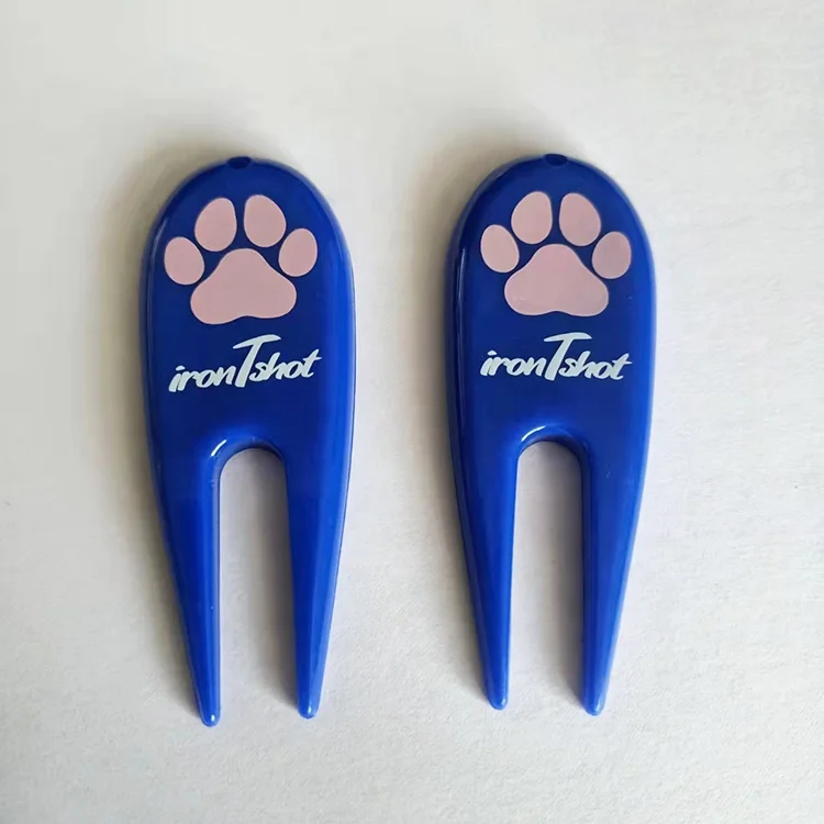 Personalised Design Golf Divot Repair Tool Plastic Golf Pitch Turf Restoration Tool