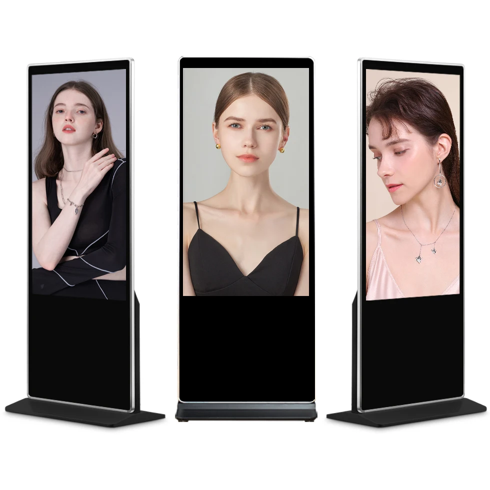 hot-selling vertical electronic advertising machine video wall panel indoor pixel programmable led display screen for glass