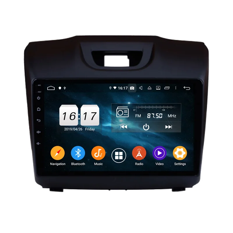 Автомагнитола Klyde 9 дюймов сенсорный экран android для S10 D-MAX 2013 2014 2015 2016 2017 2018 PX6 4 + 64 ГБ автомобильный видеоплеер dvd-плеер