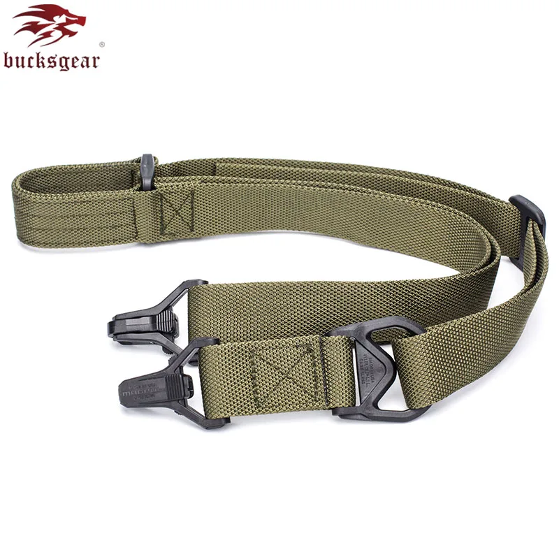 
Bucksgear Tactical 1 Or 2 Point Multi Mission Outdoor Hunter Belt Quick Detach Swivel Gun Rifle Sling two point sling airsoft 