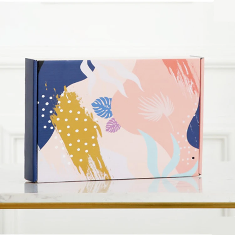 Partycool, индивидуальный логотип, экологически чистые рождественские подарочные коробки, картонная коробка, переработанная гофрированная почтовая коробка