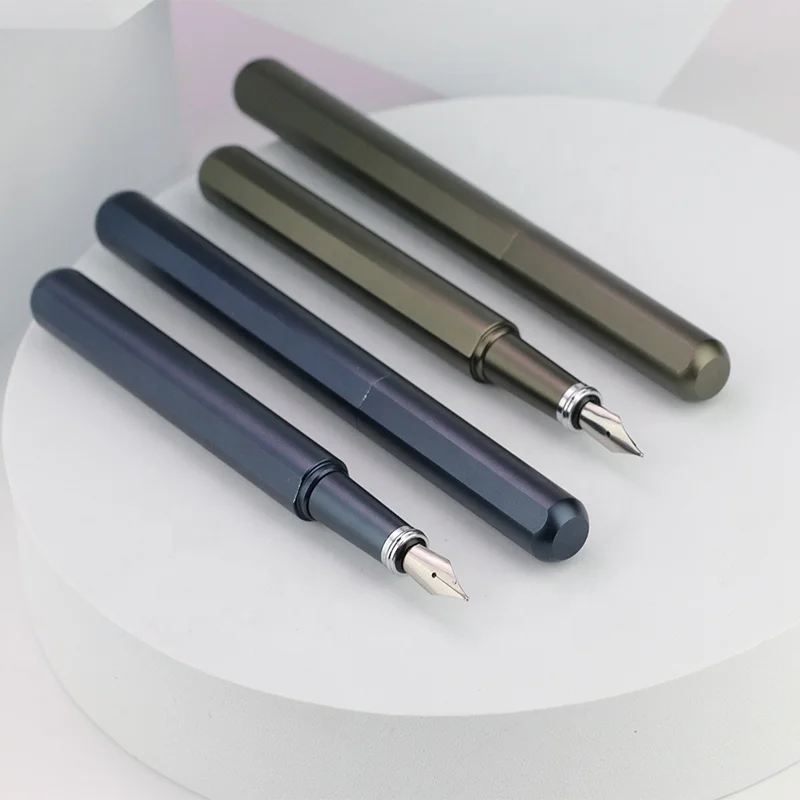 High-grade luxury gift executive metal fountain pens with company logo fountain pen ink