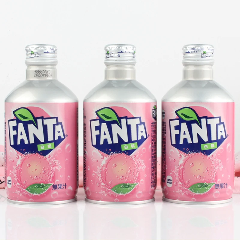 Japan C0ca Cola fruity soda carbonated beverage canned sparkling water soft drinks aerated water 300ml wholesale