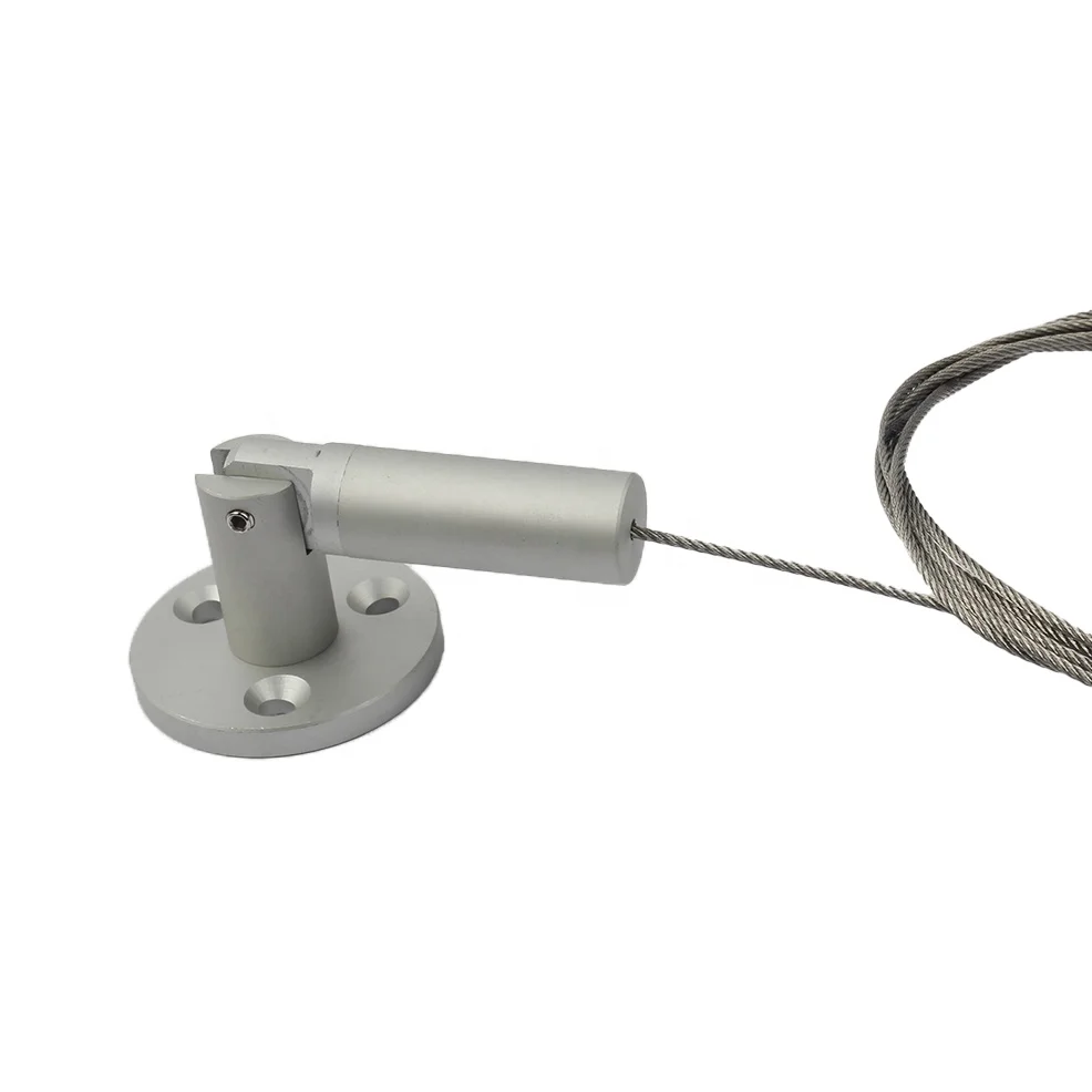 China factory aluminium rod picture hanging cable wire hanging display system