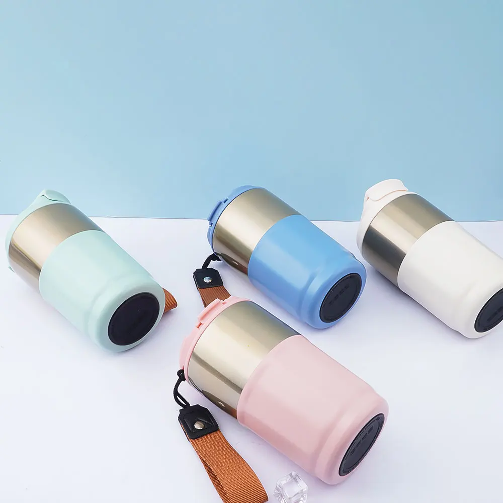 New 14oz 400ml  Insulated Tumbler with 2-in-1 Lid and Straw Stainless Steel Double Wall Travel Coffee Mug Fit for Car Holder