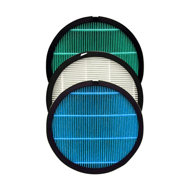  Anti Bacterial Allergen Custom Cylinder Square Round Shape High Efficiency HEPA Filter H10 H11 H12