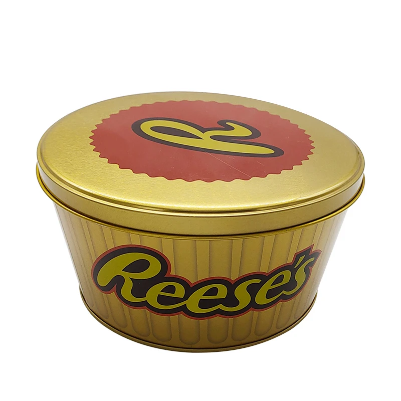 tin can empty for roasted peanut beans storage containers tin cans