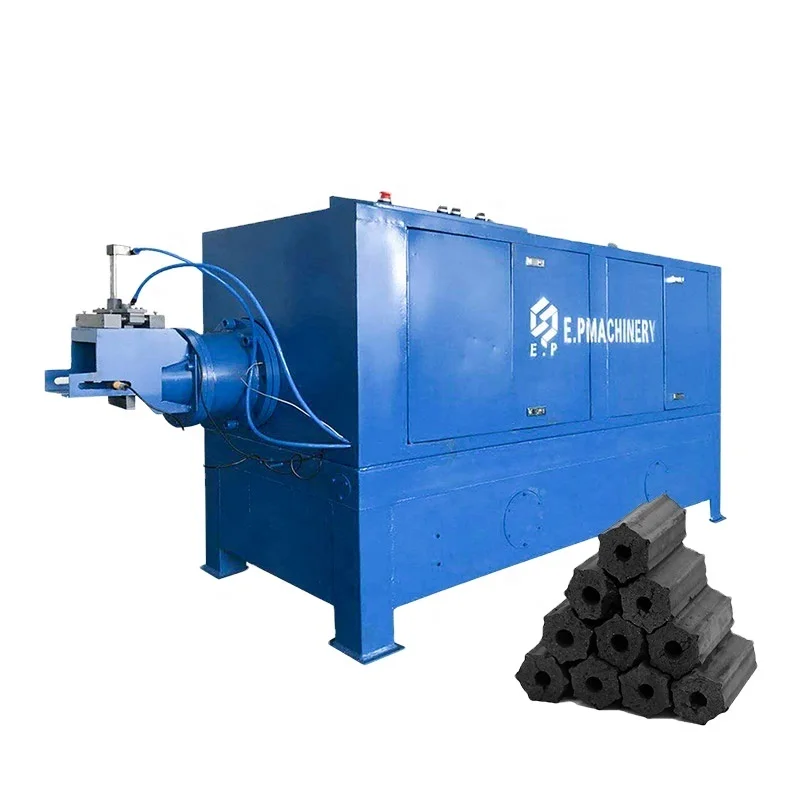 E.P Multifunctional Best Selling Quality Automatic Round Pillow Charcoal Screw Briquette Extruder Machine With Factory Price