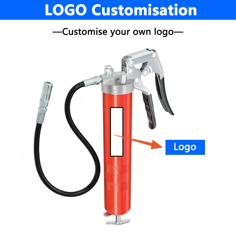 500cc 14oz  American Style 12000psi Heavy Duty Manual Hand Pistol Grip Grease Gun 500cc