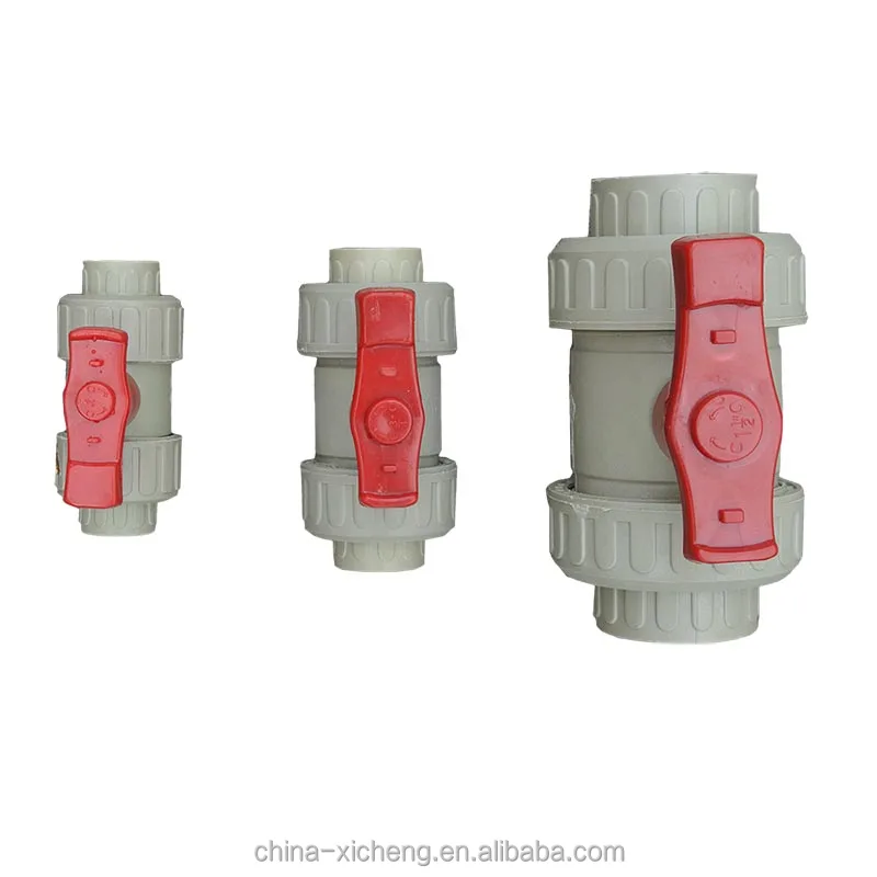 Safe and convenient collision resistance Anti-corrosion and anti-acid and alkali plastic Ball Valve