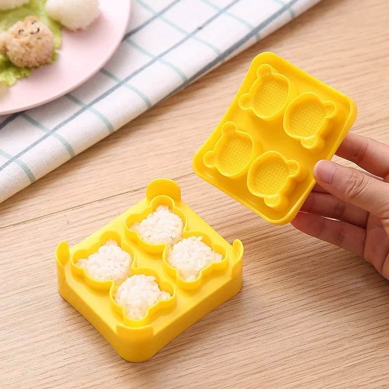 Cute Cat Sushi Rice Mold Dog Bear Rabbit Panda Rice Molds Bento Sandwich Decoration Cutter Maker Molds