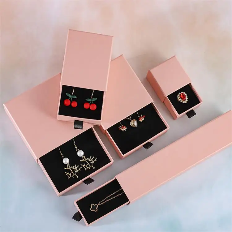 Jewelry Packaging Box Customers Jewellery Logo Jewel Watch And Bag Pen Black Customized Ring Custom Jewelry Boxes For Men Women