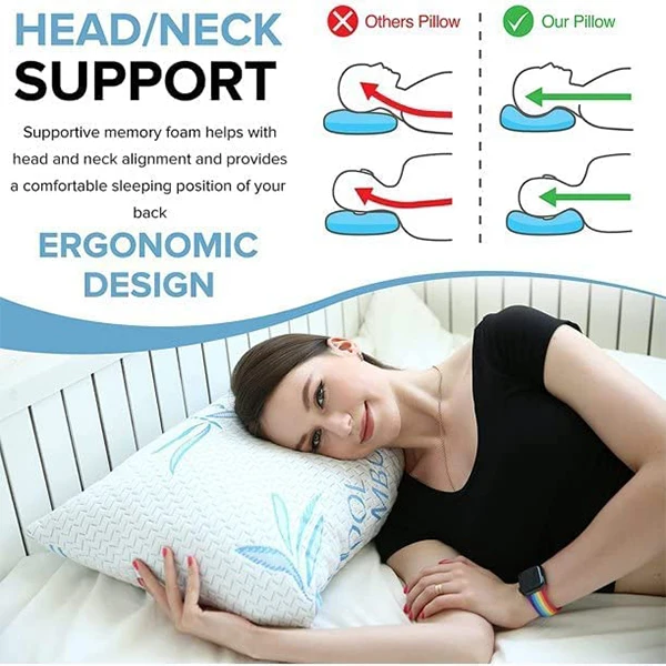 Wholesale Tpu Fabric Waterproof Sustainable Solid Cooling Pillow Protector Bamboo Fiber Pillowcase