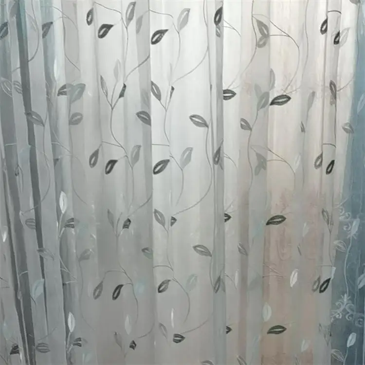 China Wholesale factory curtains fabric and materials with floreren High Quality linen fabric for curtains