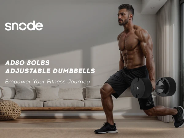 Snode AD80 adjustable dumbbells fast shipping handles full iron dumbbells weights for strength training