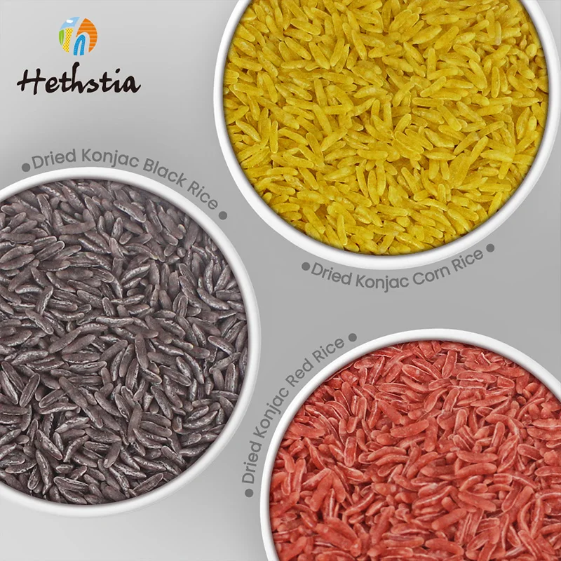 Instant Low Carb Shirataki Rice Weight Loss Low Gi No Perservatives Dried Konjac Black Rice