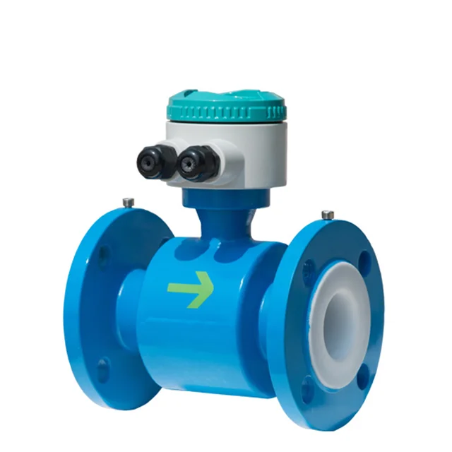 Seperate Magnetic Flow Meter grounding rings with transmitter