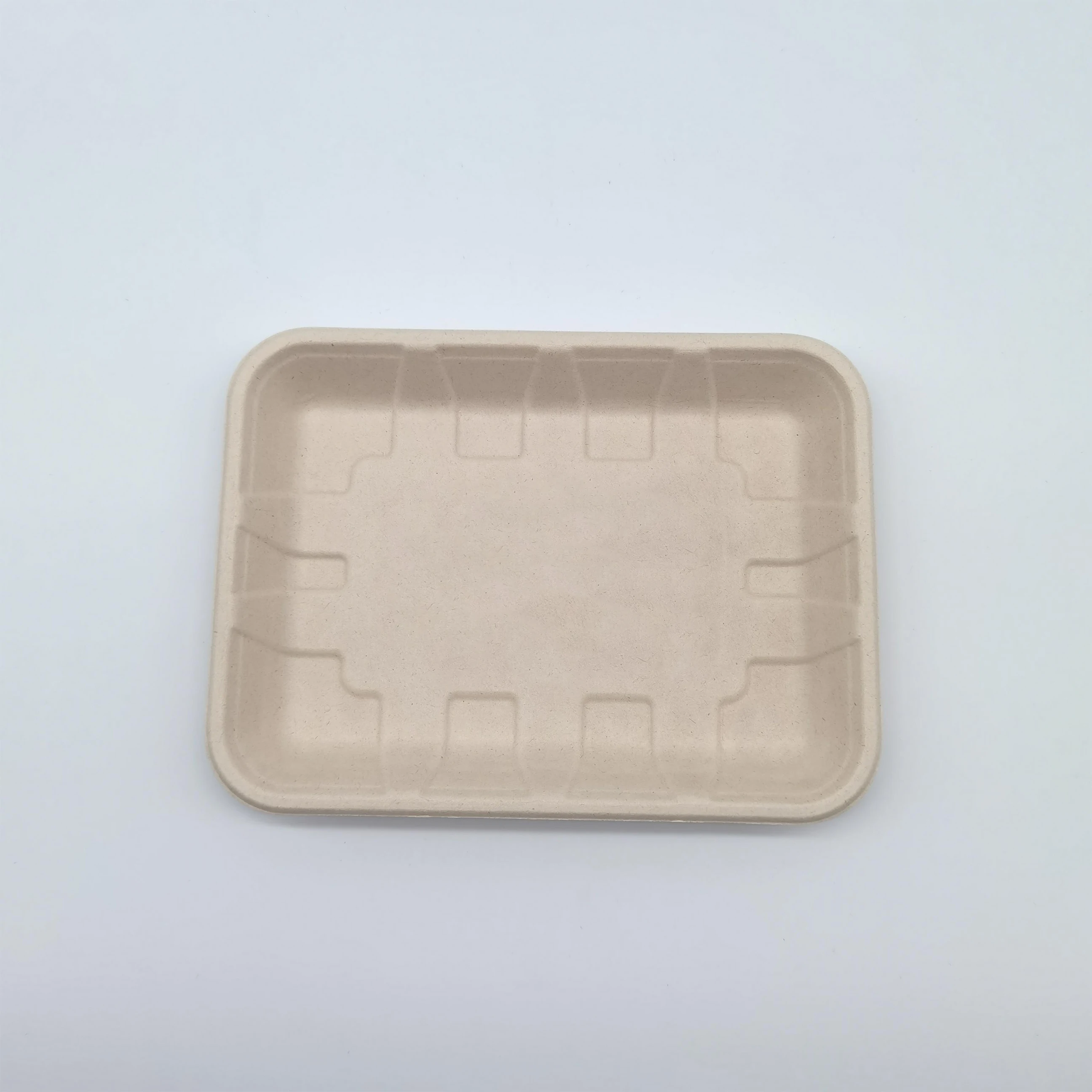 Customizable Waterproof Compostable Biodegradable Paper Fruit Trays Plate