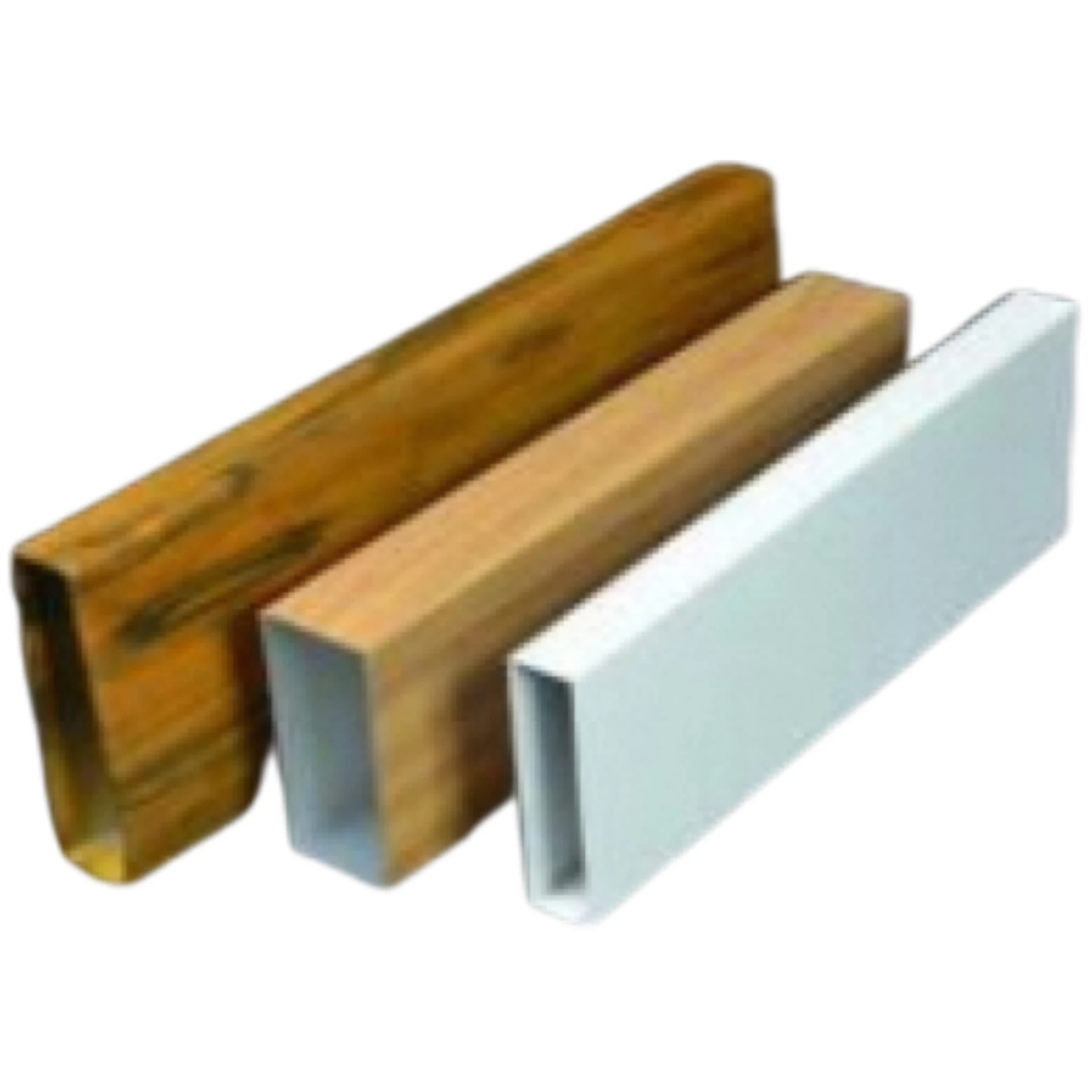 Ceiling U-shaped Aluminum Square Tube Aluminum Grille System Metal Decorative Ceiling Manufacturer