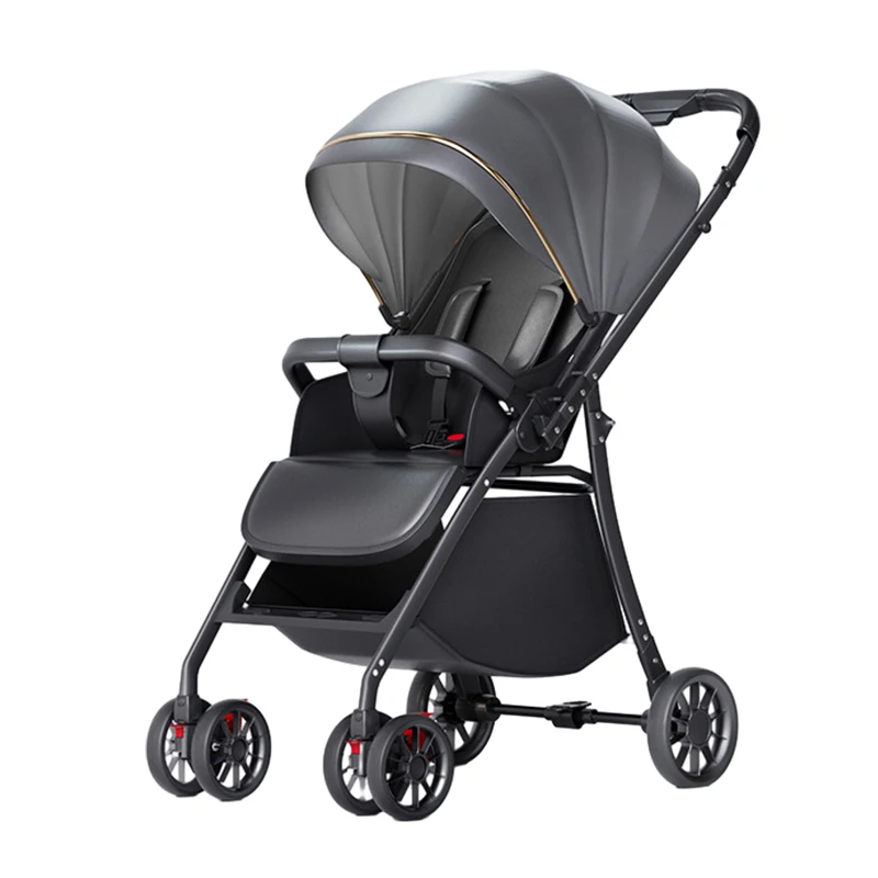 Portable Lightweight Travel Stroller Compact Carrycot With 360 Degree Universal Wheels