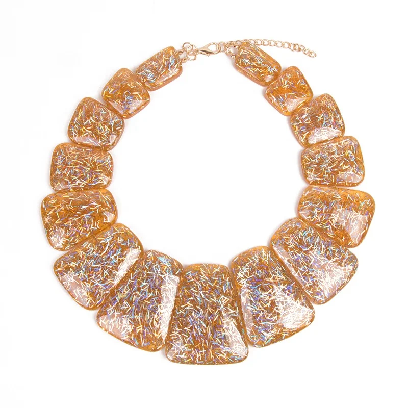 Модные деревянные бусины, искусственная цепочка, ожерелье из бисера, цепочка, ожерелье, ювелирные изделия