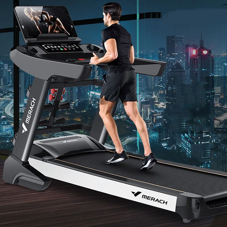 Commercial motorized treadmill fitness heavy duty running machine touch screen treadmill for hotel gym
