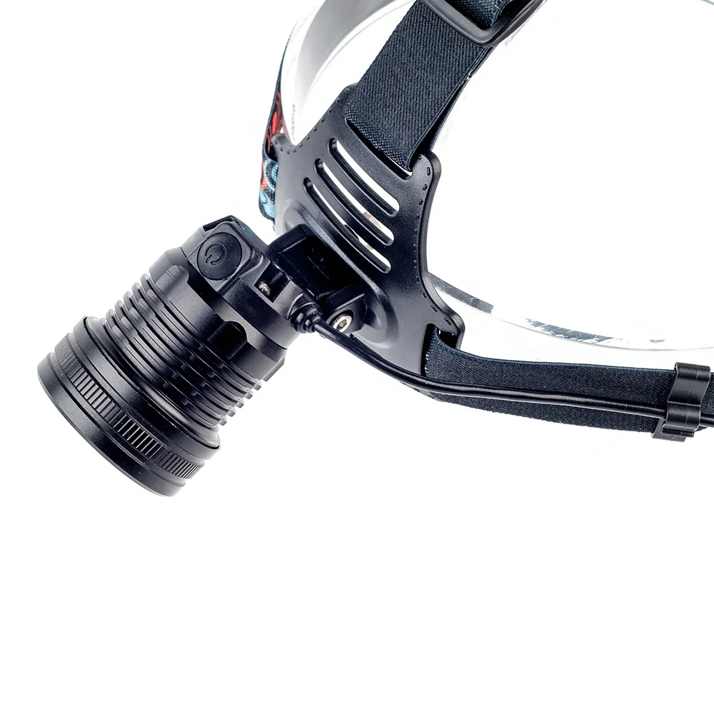 
Factory Hot Sales High Quality Customizable Powerful COB Headlamps Rechargeable Waterproof Zoomable Led Flashlight Headlamp 