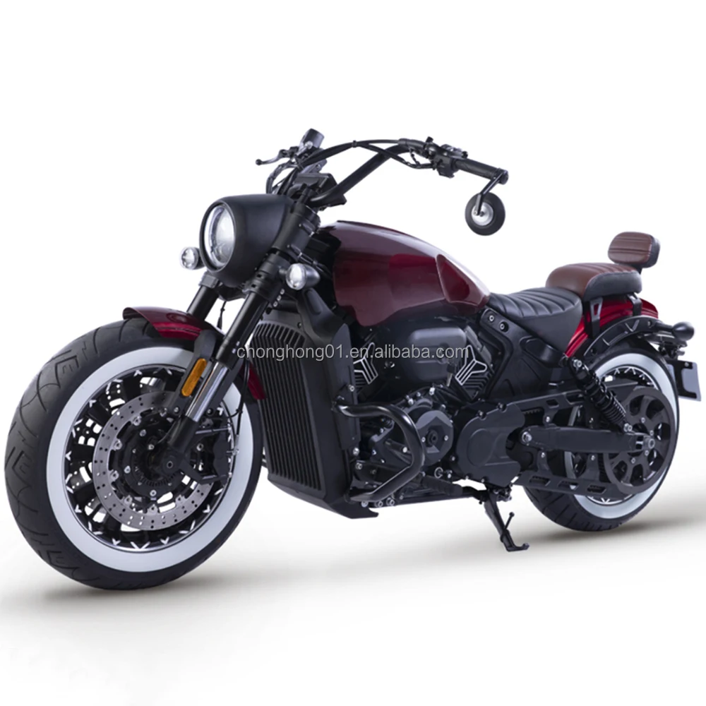 Petrol 2 Wheel Motor Bikes V-TWINS 4 STROKE Water-Cooling Vintage Chopper Motorbike Adult 800cc Retro Gasoline Motorcycle