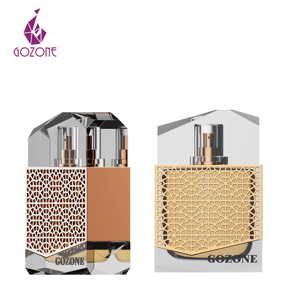 Luxury Empty Perfume 50 Ml Spray Custom Men Black Cologne Bottles Perfume Bottles Manufacturer