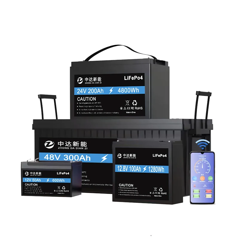 48 volt lifepo4 batteries 48v lithium golf cart battery with display and charger and 48v 100ah 80ah