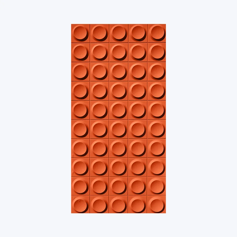 High Quality Interior Wall Decorative Waterproof 3D Polyurethane Round Plate Artificial Wall Cladding PU Clock Stone Panel