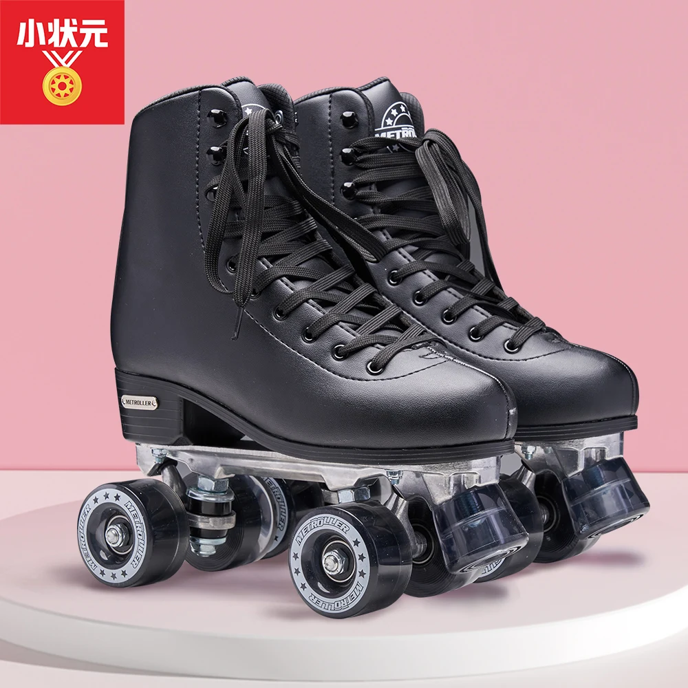 New Product Quad Four Wheel Roller Skates Double Adjustable Double Row Roller Skates Wholesale Kids Roller Skates