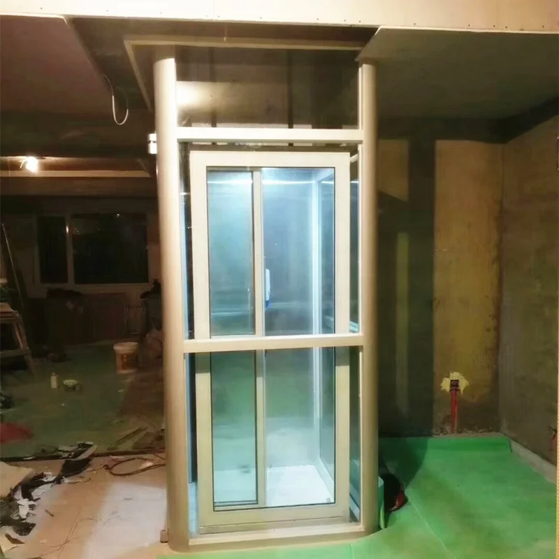Cheap hydraulic home elevator for two floors three floors two stories elevator residential elevator lift max height 11m
