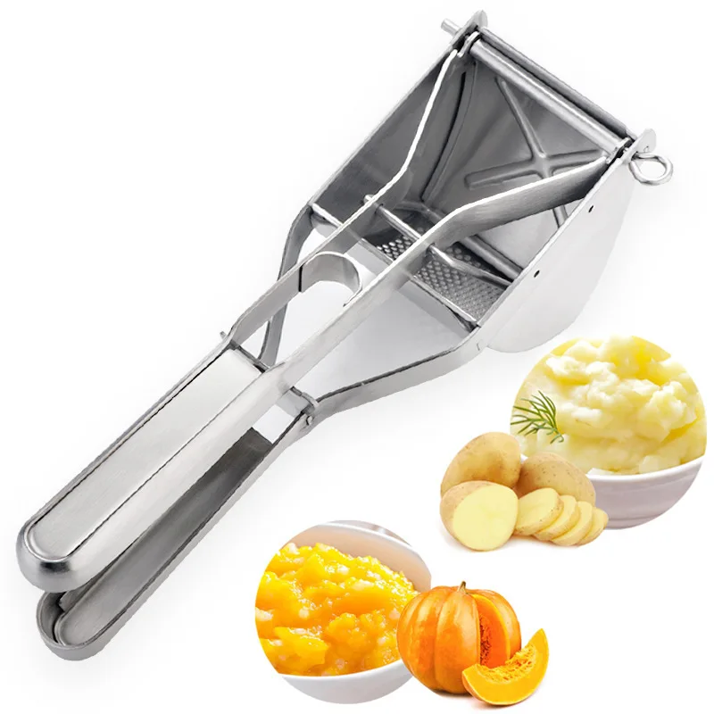 Stainless Steel Potato Press Potato Masher Potato Masher Fruit Lemon Juicer