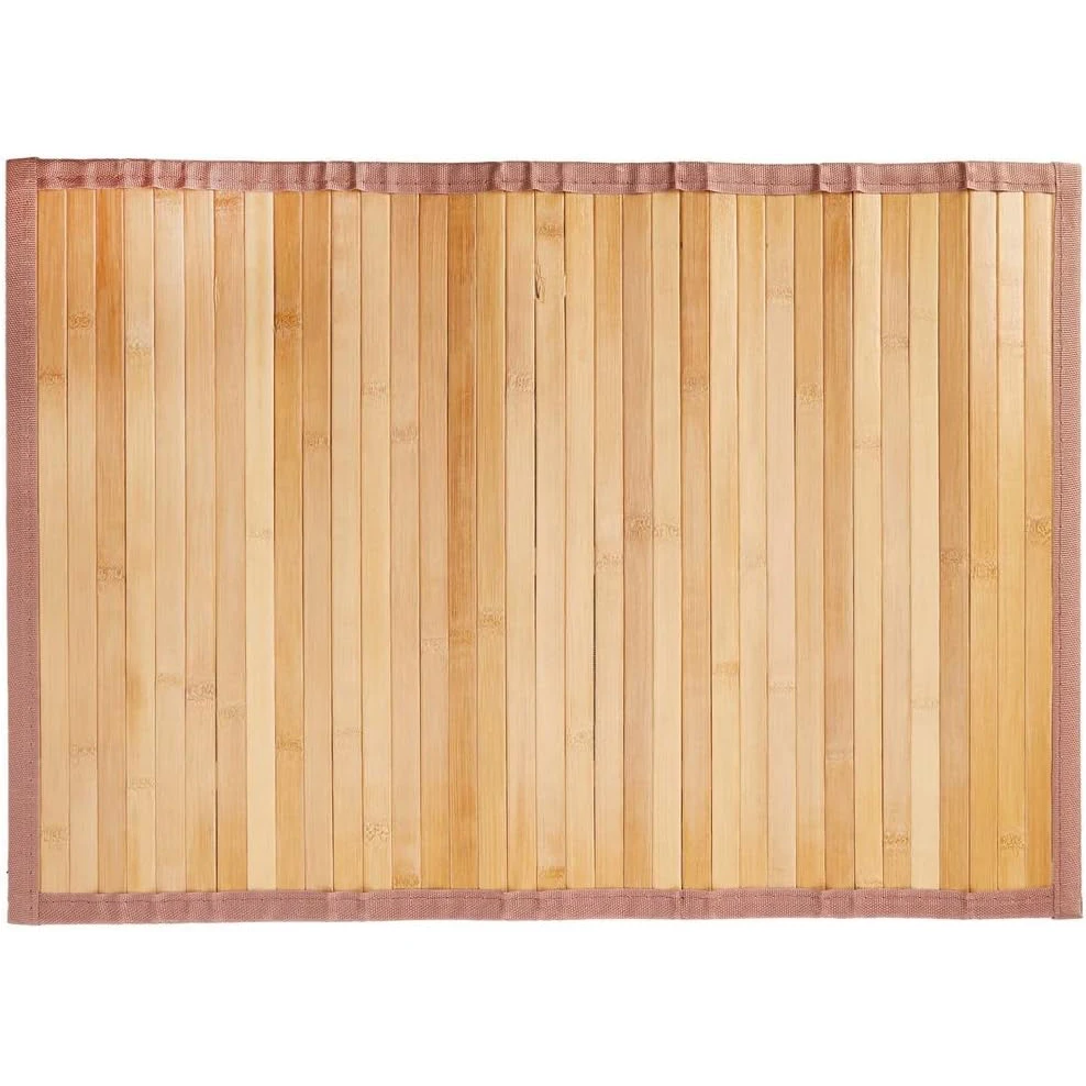 Деревянный бамбуковый коврик для ванной