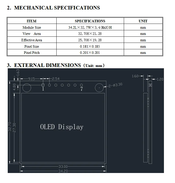 Topwin 1.27' 1.27inch 1.27 inch 128x96 full color oled display module ssd1351 driving IC with PCB board 2~4 mounting holes