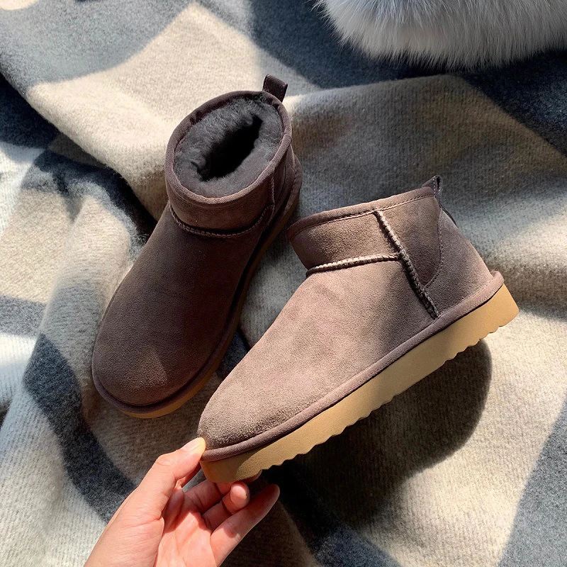 2021 Factory Hot Sale Warm Women Ankle Boots Unisex Snow Boots Uggh Winter Boots for Women