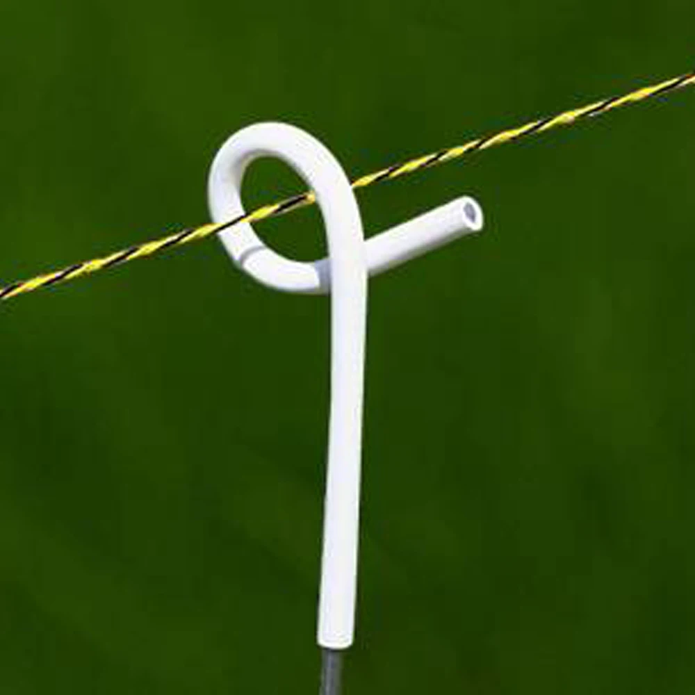 Spring Steel  Rod Electric Fence Post Insulated Pigtail Fence Post
