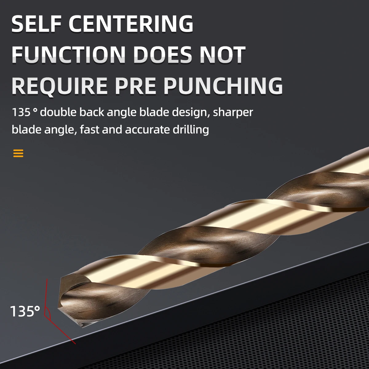 HSS Cobalt M35 High Speed Steel Straight Shank Twist Jobber Drill Bit For Metal Stainless Steel  Bit