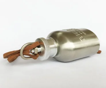 High Quality Round Oil Shape 1oz Stainless Steel Mini Silver Hip Flask