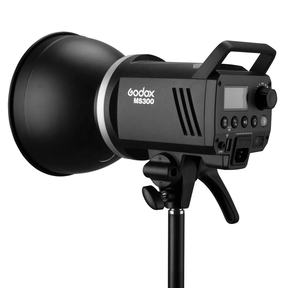Godox studio flash MS300 MS200 compact studio flash photograph shooting light