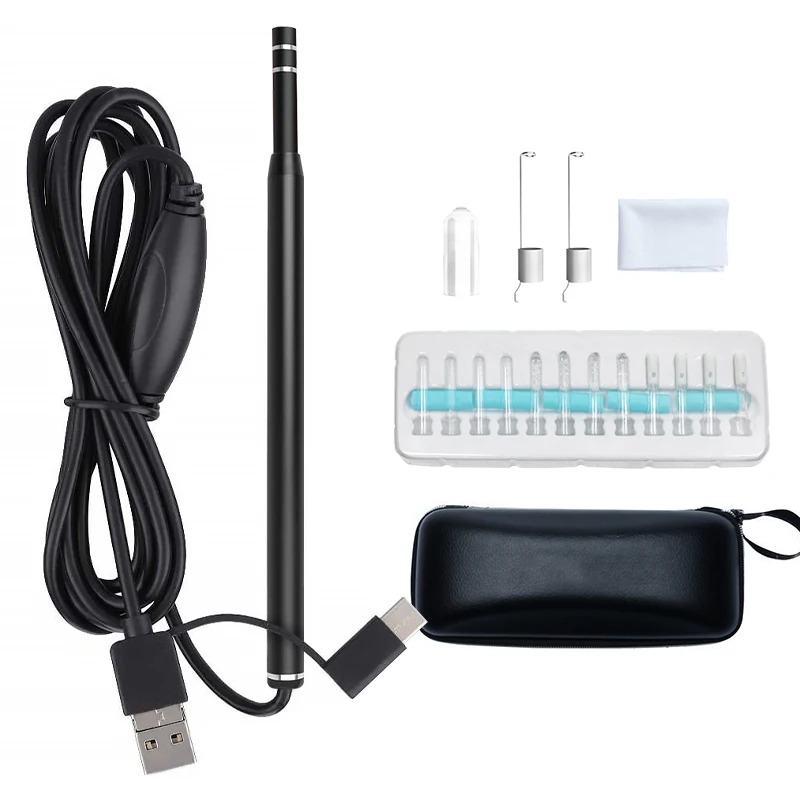 Inskam I98 USB Digital Otoscope Tool 3 in 1 Professional Inspection Endoscope Camera 0.3MP Visual Images Ear Otoscope